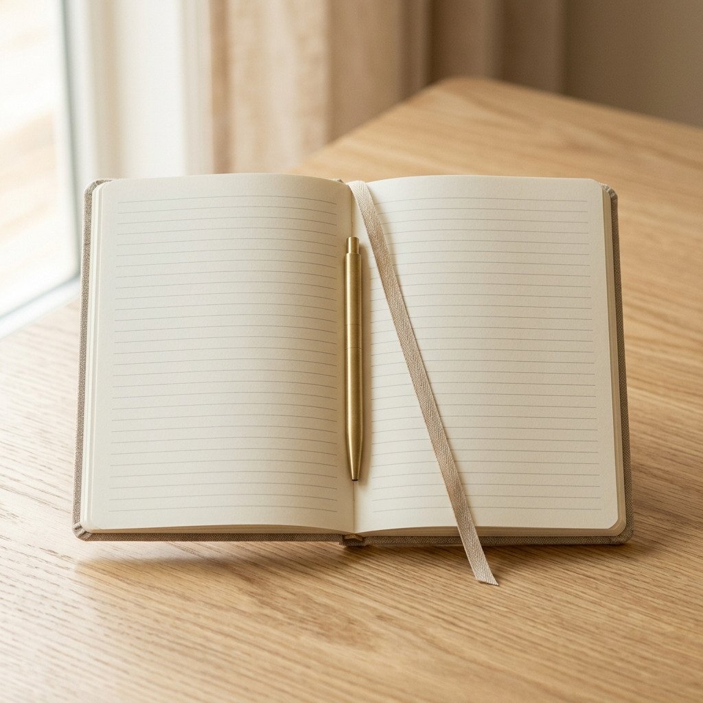 Linen-Bound Notebook, Ruled