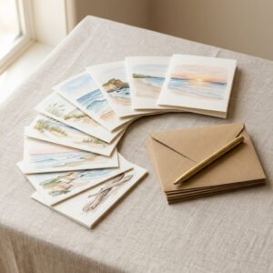 Coastal Landscape Notecards, Set of 8