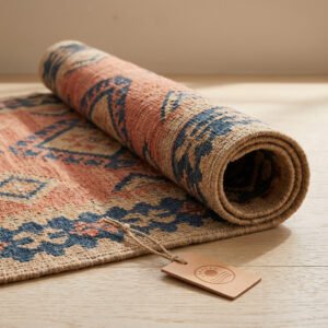 Handknotted Wool Kilim Rug, 6×9