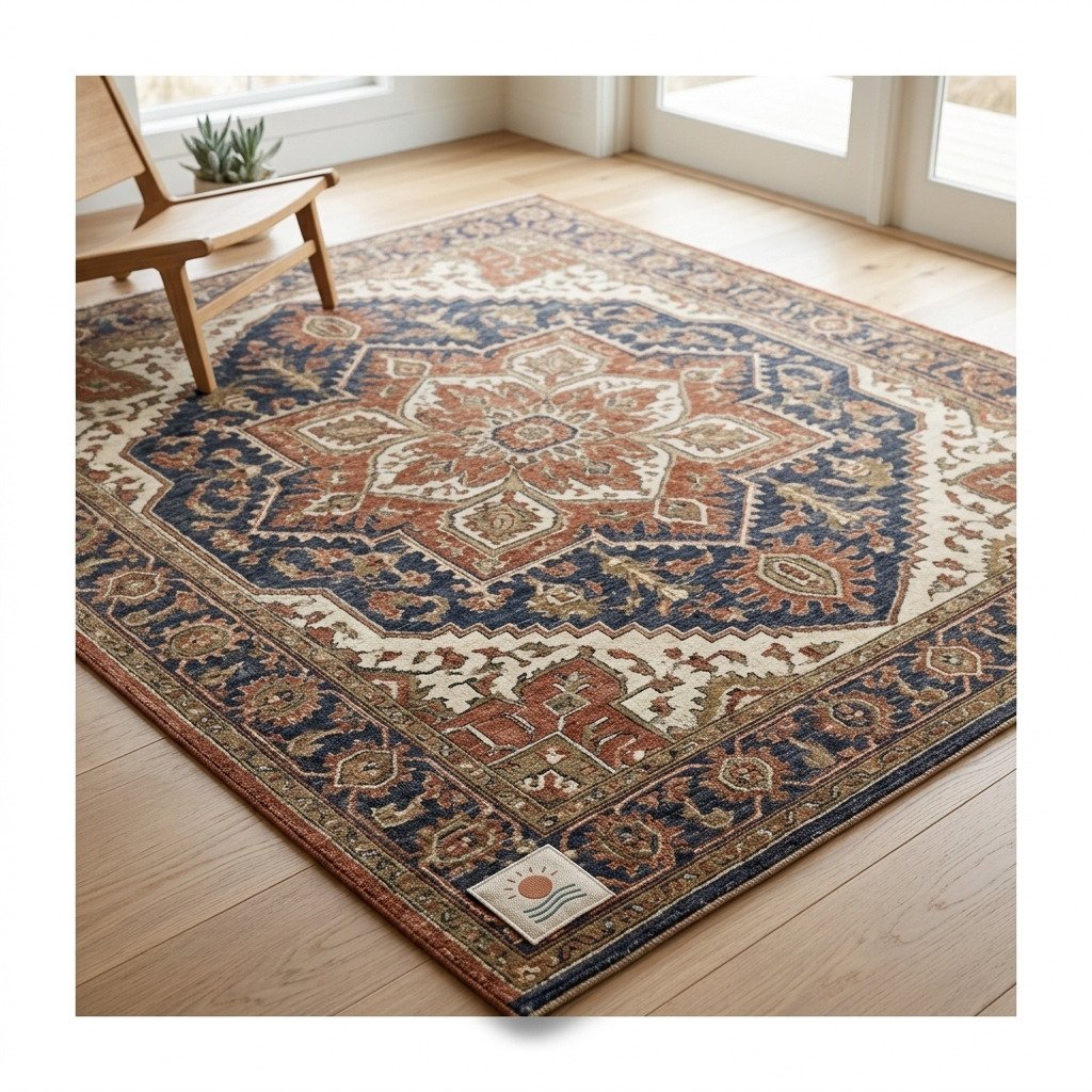 Handknotted Wool Rug, 9×12