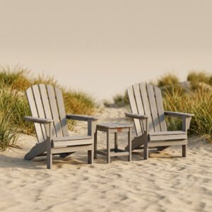Adirondack Poly-Lumber Chair Pair