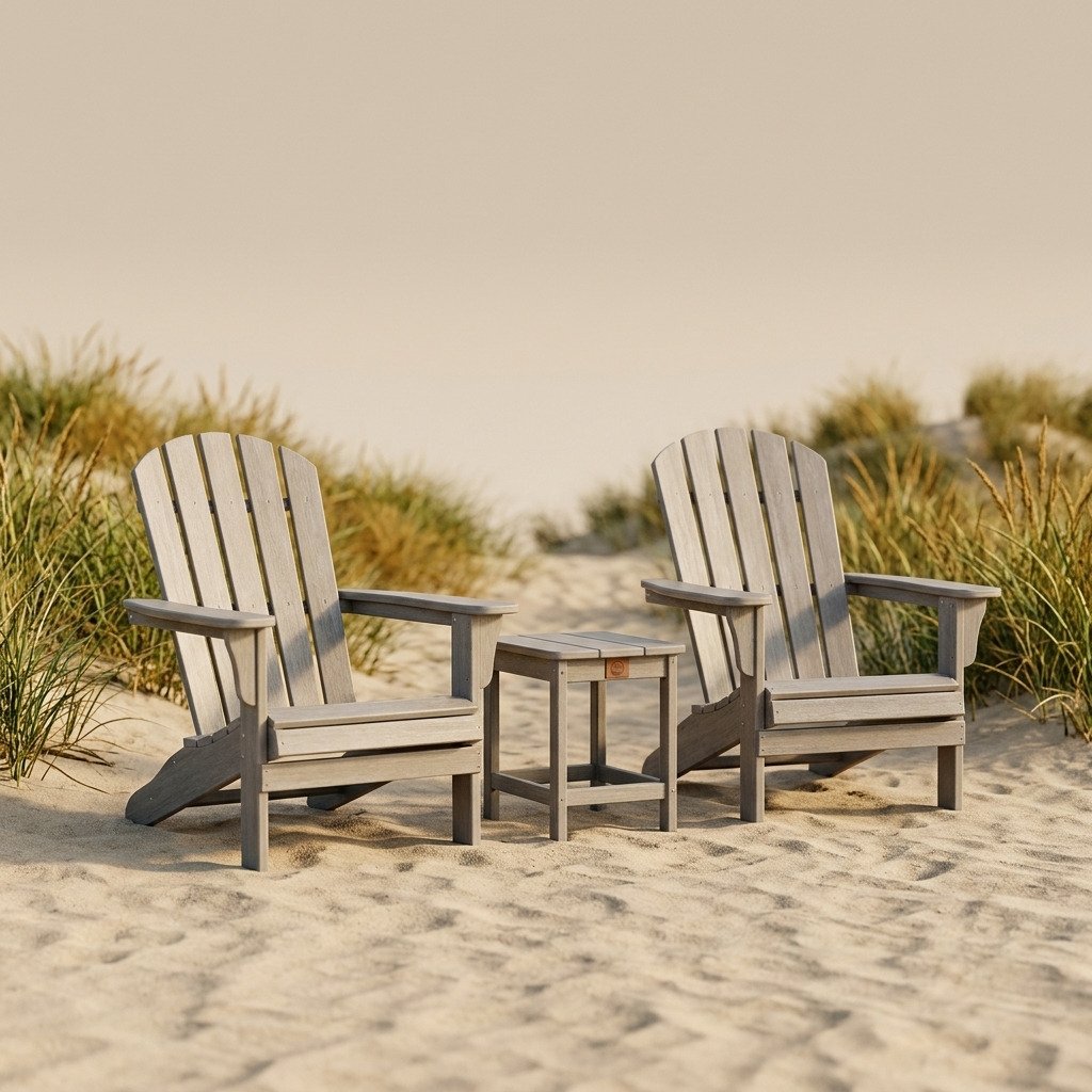 Adirondack Poly-Lumber Chair Pair