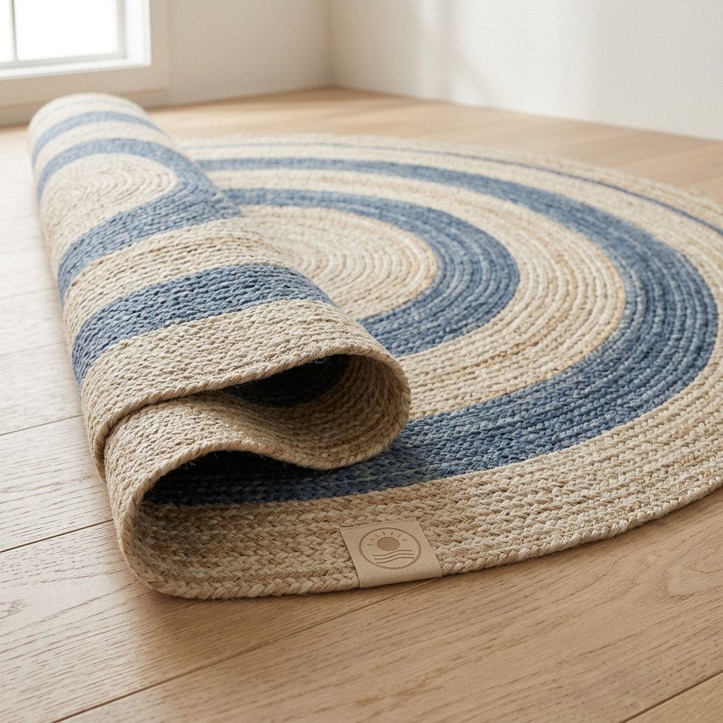 Wool & Jute Braided Rug, 8×10