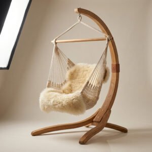 Rope Hanging Chair with Stand