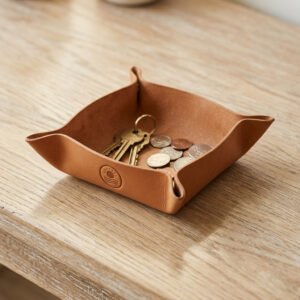 Leather Valet Tray