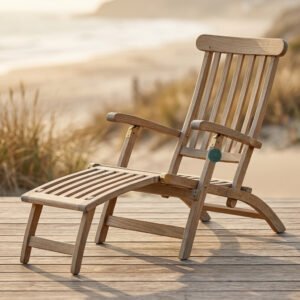 Teak Steamer Deck Chair