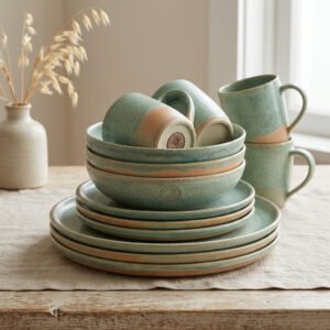 Stoneware Dinnerware, Service for 4