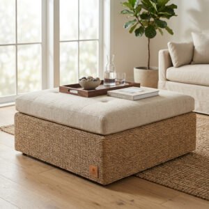 Seagrass Sectional Ottoman
