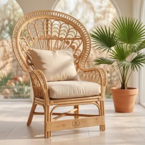 Rattan Peacock Lounge Chair