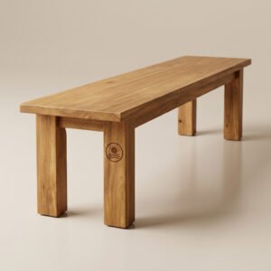 Solid Acacia Dining Bench, 6ft